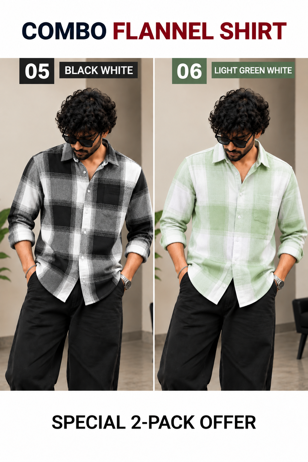 Flannel Shirt combo v4