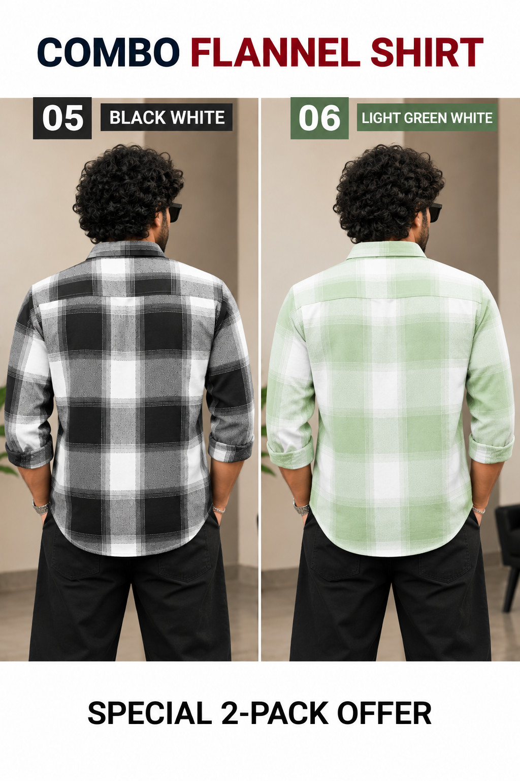 Flannel Shirt combo v4
