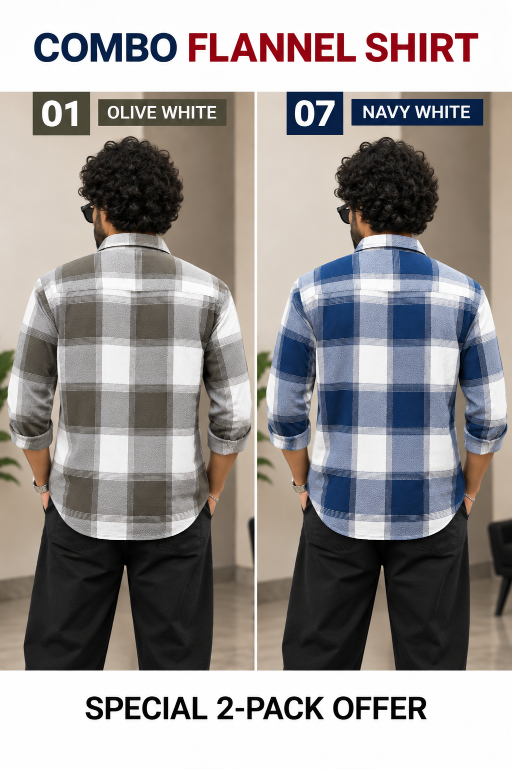 Flannel Shirt combo v5