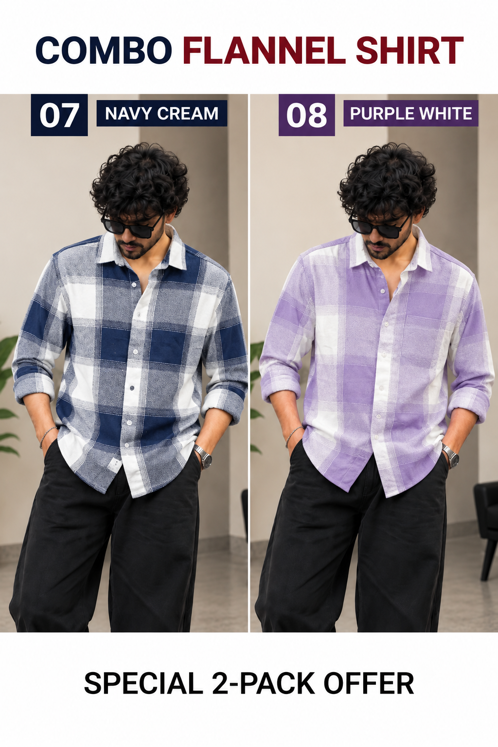 Flannel Shirt combo v3
