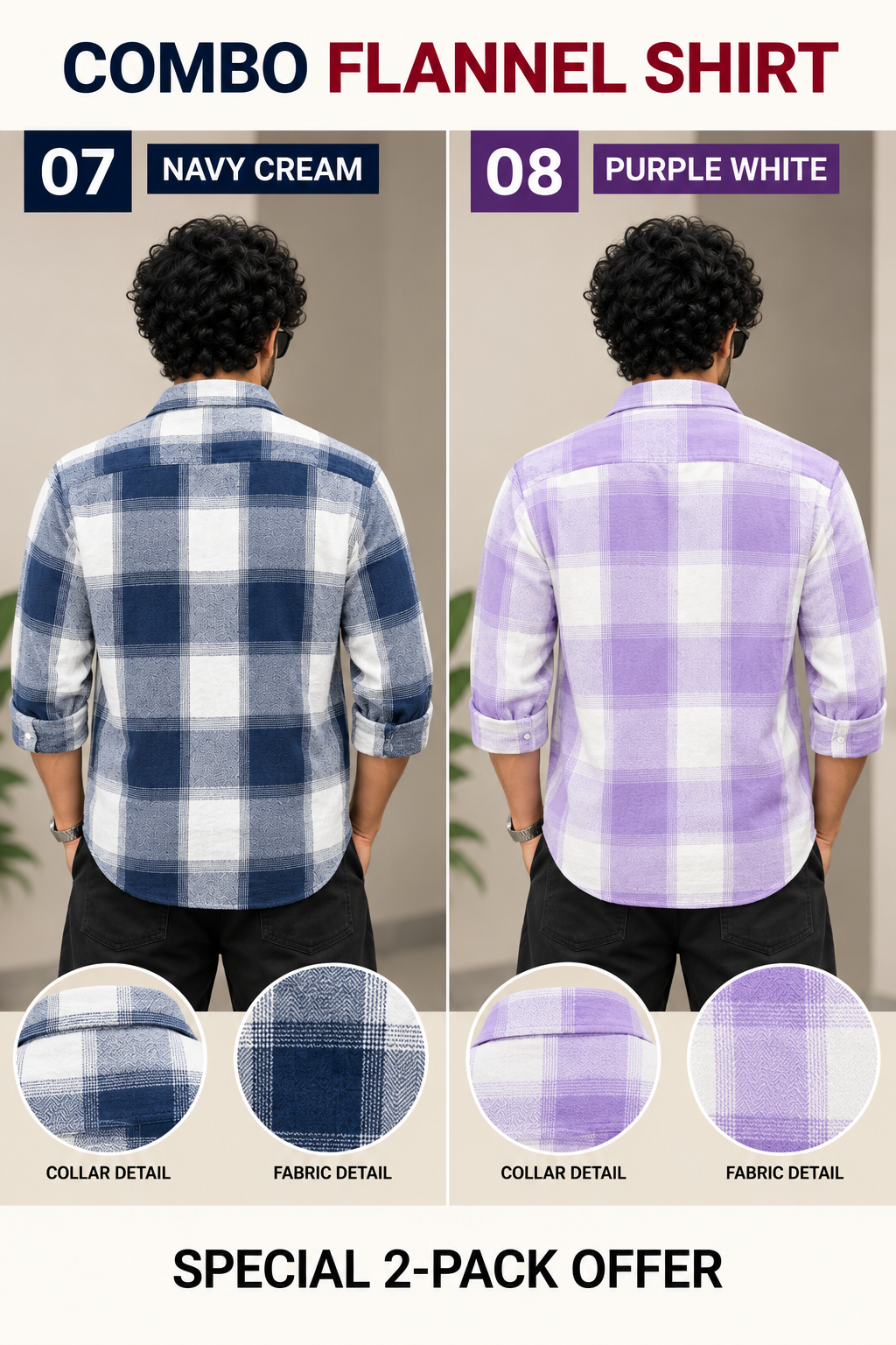Flannel Shirt combo v3